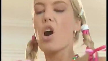 Old German clip, older guy & young pussy's