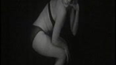 Vintage Stripper Black Lingerie