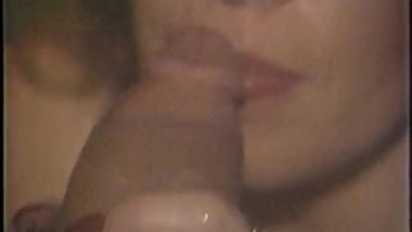 Sexy brunette sucks on guys full shaft in her mouth in a jacuzzi