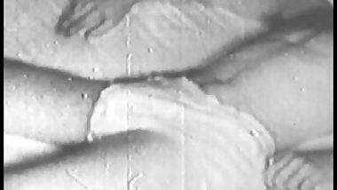Classic vintage footage of a hot blonde getting banged