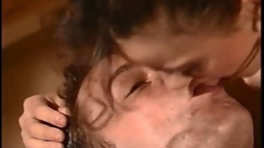 Vintage Ebony in lesbo and threeway action