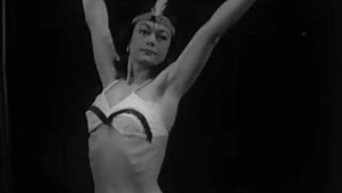 50s stripper on stage.