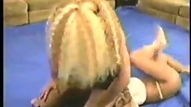 Vintage female wrestling