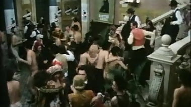 Vintage Italian movie scene