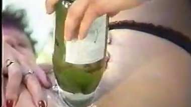 Vintage Messy Bottle Insertion