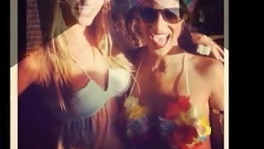 Girls hippie and hairy