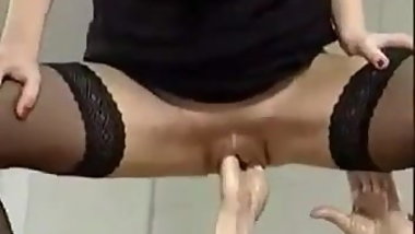 Amateur - Blond Multiple Fisting MMMF Foursome