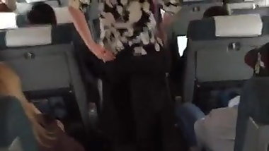 Mature PAWG on Train