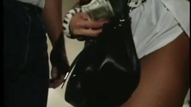 Busty classic pornstar pounded in threeway