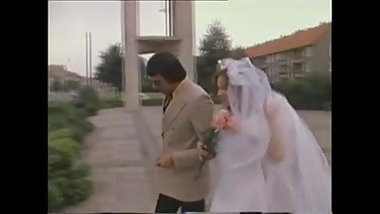 Horny Bride Threesome