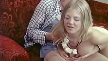 Crazy classic xxx star in vintage porn scene