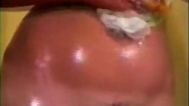 Busty Blonde Washes Her Awesome Body (1970s Vintage)