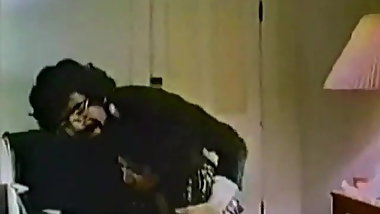 Ebony MILF Masturbates in Front of Man (1970s Vintage)