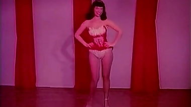 Raven Haired Beauty Dances Seductively (1950s Vintage)