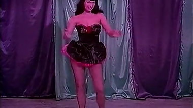 Bettie Stripping in Sparkling Clothes (1950s Vintage)