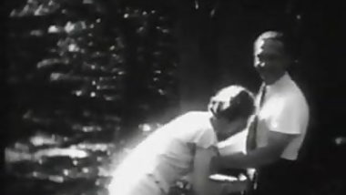 Stunning Bitch Has Fun in the Forest (1930s Vintage)
