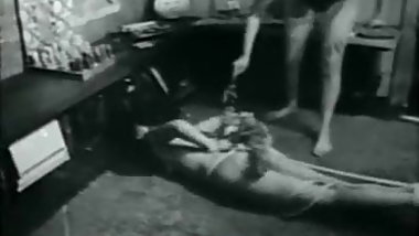 Dominatrix spanks schoolgirl, hard Part 2