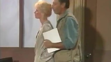 Retro blonde fucking