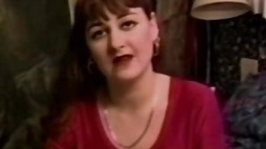 Retro redhead MILF cumswallowing
