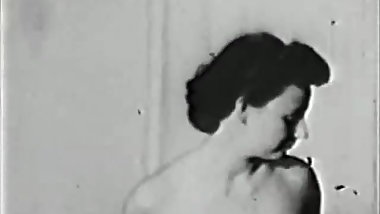 Gentle Girl Undressing and Posing (1950s Vintage)