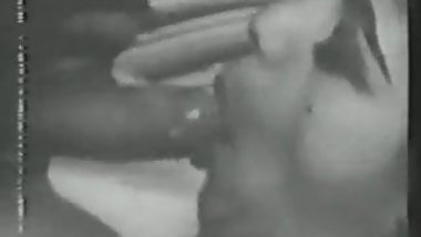 old vintage sex - bj & cumshot circa 1950
