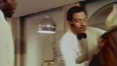 Rich lady gets fucked by her black servants - vintage