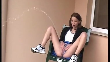 sexy kinky skinny teen outdoor power piss 3