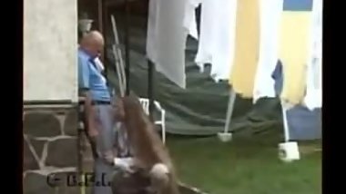 Older guy in a village in France
