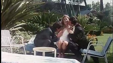 Moana Pozzi - Threesome in La Dea dell'amore (1987)
