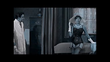 Sophia Loren in Lingerie and Nylons (Recolored)