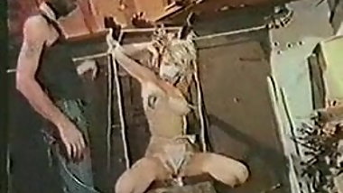 Hanging Tight Tied Tits