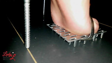 Lady L steel high heels