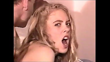 Vintage anal teen threesome