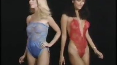 80's bra modeling