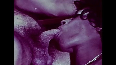 Vintage Interracial 1970's Loop, Hot Black Chick