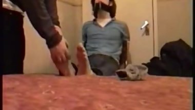 J tickled on feet by friend (vintage)