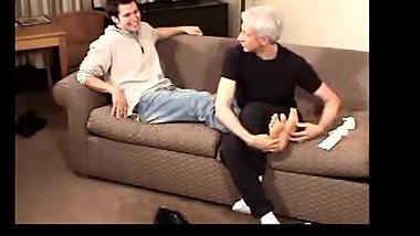 Nick gets foot tickled - Vintage MTMTN