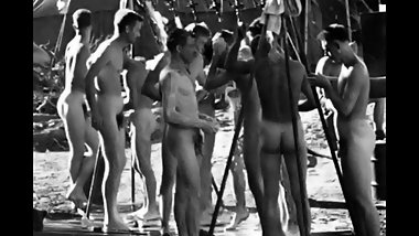COLLECTION OF SPYCAM CLIPS OF WWII SOLDIERS ~ SHOWERS, EXAMS, ETC -(Â©Â¿Â©)-