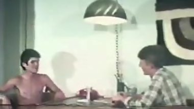 Vintage/Hot strip poker game.