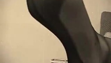 Women in vintage underwear