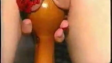 Vintage girl likes fisting
