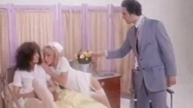 Sexy nurse threesome