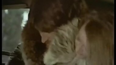 Vintage French Fur Coat Car Blowjob and Fuck